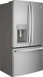 GE Profile 22.1 Cu. Ft. French Door Counter-Depth Refrigerator Hands-Free AutoFill Stainless Steel from Kings Outlet