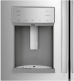 GE Profile 22.1 Cu. Ft. French Door Counter-Depth Refrigerator Hands-Free AutoFill Stainless Steel from Kings Outlet