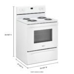 Whirlpool 4.8 Cu. Ft. Freestanding Electric Range Keep Warm Setting White from Kings Outlet
