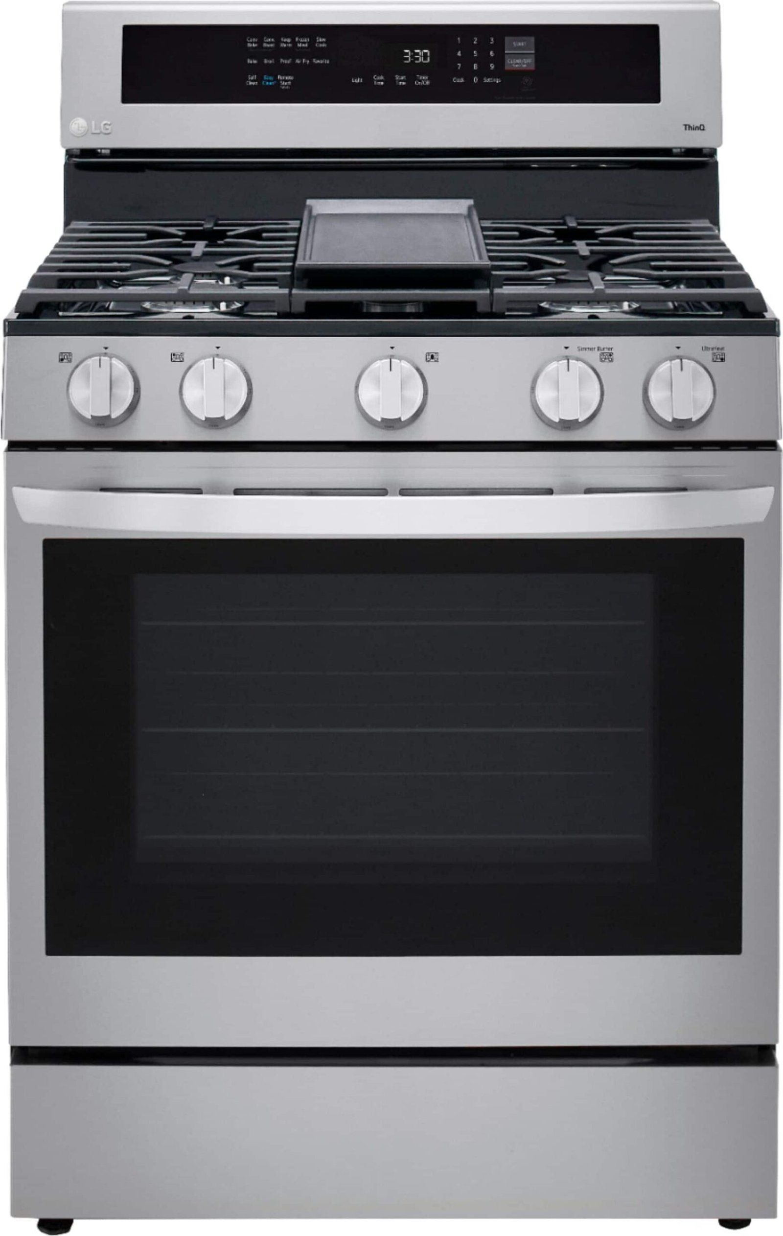 Kings Outlet LG 5.8 Cu. Ft. Smart Freestanding Gas True Convection Range EasyClean InstaView Stainless Steel LG 5.8 Cu. Ft. Smart Freestanding Gas True Convection Range EasyClean InstaView Stainless Steel from Kings Outlet
