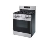 LG 5.8 Cu. Ft. Smart Freestanding Gas Range EasyClean WideView Window Stainless Steel from Kings Outlet