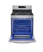 LG 5.8 Cu. Ft. Smart Freestanding Gas Range EasyClean WideView Window Stainless Steel from Kings Outlet
