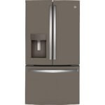GE 22.1 Cu. Ft. French Door Counter-Depth Refrigerator Space Saving Ice Maker Slate from Kings Outlet