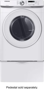 Samsung 7.5 Cu. Ft. Stackable Gas Dryer Sensor Dry White from Kings Outlet