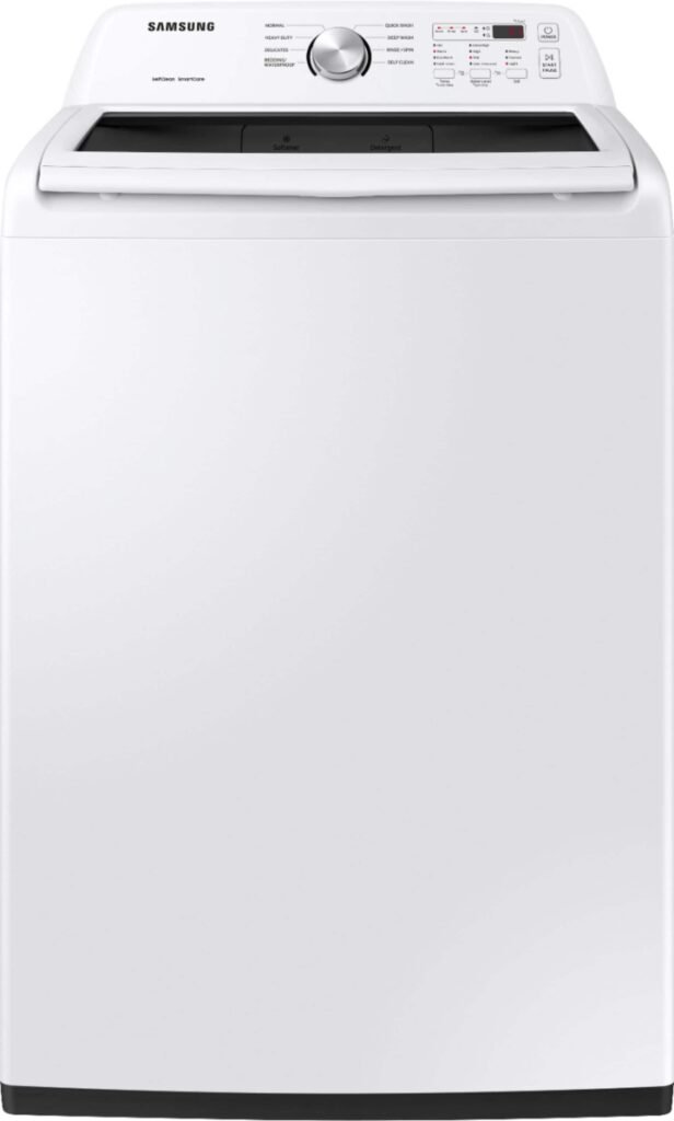Samsung 4.5 Cu. Ft. High-Efficiency Top Load Washer Vibration Reduction Technology+ White from Kings Outlet