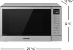 Panasonic 1.2 Cu. Ft. 1200 Watt SN68KS Microwave Inverter Genius Sensor Stainless Steel from Kings Outlet