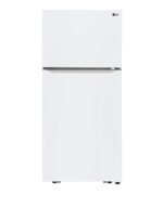 LG 20.2 Cu. Ft. Top-Freezer Refrigerator White from Kings Outlet