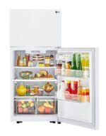 LG 20.2 Cu. Ft. Top-Freezer Refrigerator White from Kings Outlet