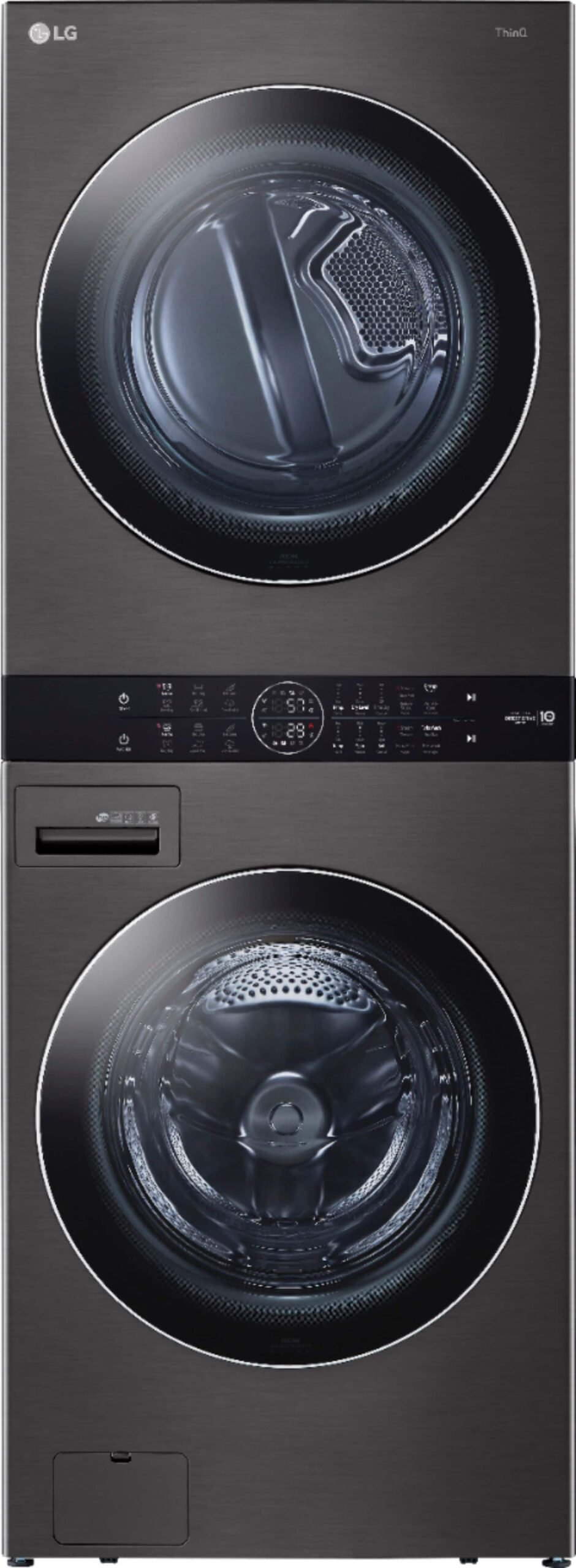 Kings Outlet LG 4.5 Cu. Ft. HE Smart Front Load Washer 7.4 Cu. Ft. Gas Dryer LG 4.5 Cu. Ft. HE Smart Front Load Washer 7.4 Cu. Ft. Gas Dryer from Kings Outlet