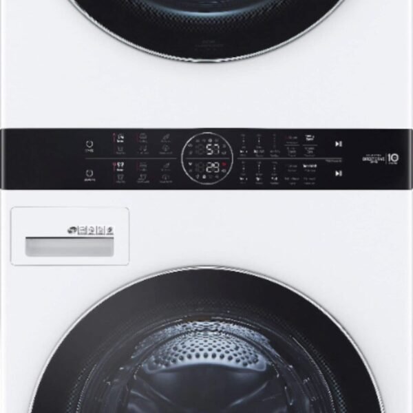 LG 4.5 Cu. Ft. HE Smart Front Load Washer 7.4 Cu. Ft. Gas Dryer from Kings Outlet