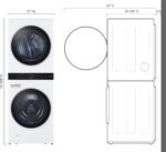 LG 4.5 Cu. Ft. HE Smart Front Load Washer 7.4 Cu. Ft. Gas Dryer from Kings Outlet