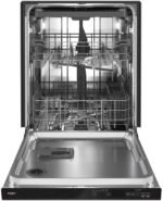 Whirlpool 24" Top Control Built-In Stainless Steel Tub Dishwasher 3rd Rack AI Intelligent Wash from Kings Outlet