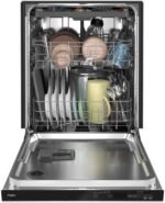 Whirlpool 24" Top Control Built-In Stainless Steel Tub Dishwasher 3rd Rack AI Intelligent Wash from Kings Outlet