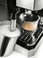 De Longhi Digital All-in-One Combination Coffee Espresso Machine Black Stainless Steel from Kings Outlet