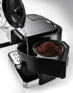 De Longhi Digital All-in-One Combination Coffee Espresso Machine Black Stainless Steel from Kings Outlet