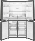 Whirlpool 19.4 Cu. Ft. 4-Door French Door Counter-Depth Refrigerator Flexible Organization Spaces Stainless Steel from Kings Outlet