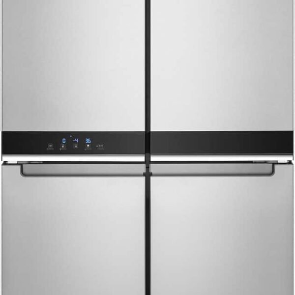 Whirlpool 19.4 Cu. Ft. 4-Door French Door Counter-Depth Refrigerator Flexible Organization Spaces Stainless Steel from Kings Outlet