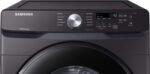 Samsung 7.5 Cu. Ft. Stackable Electric Dryer Sensor Dry Black Stainless Steel from Kings Outlet