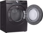 Samsung 7.5 Cu. Ft. Stackable Gas Dryer Sensor Dry Black Stainless Steel from Kings Outlet