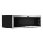 Whirlpool 1.1 Cu. Ft. Low Profile Over-the-Range Microwave Hood 2-Speed Vent Stainless Steel from Kings Outlet