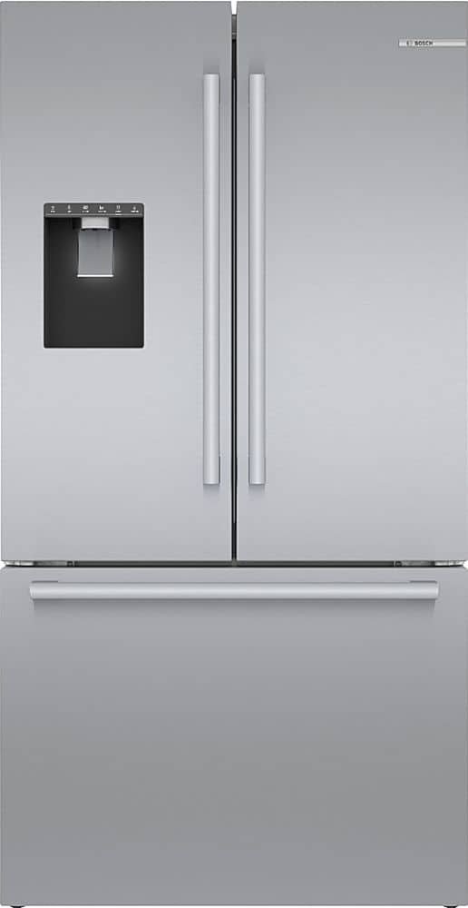 Bosch 500 Series 21 Cu. Ft. French Door Bottom Freezer Counter-Depth Smart Refrigerator Stainless from Kings Outlet