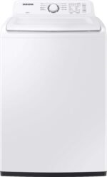 Samsung 4.0 Cu. Ft. High-Efficiency Top Load Washer ActiveWave Agitator White from Kings Outlet