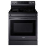 Samsung 6.3 cu. ft. Freestanding Electric Convection+ Range WiFi No-Preheat Air Fry Griddle Black from Kings Outlet