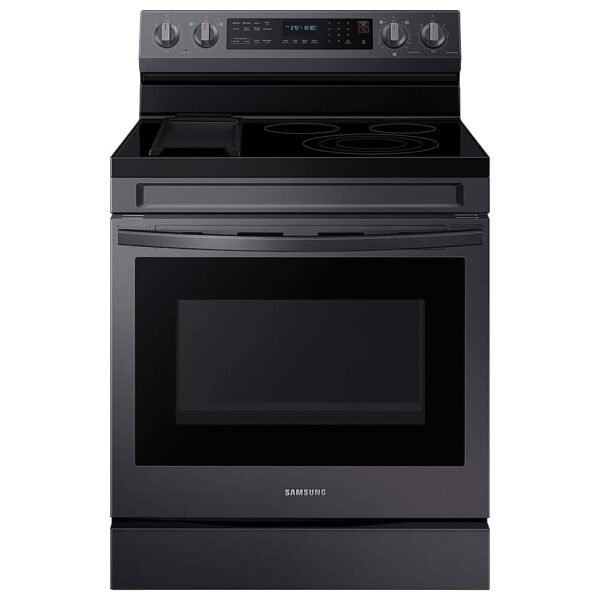 Samsung 6.3 cu. ft. Freestanding Electric Convection+ Range WiFi No-Preheat Air Fry Griddle Black from Kings Outlet