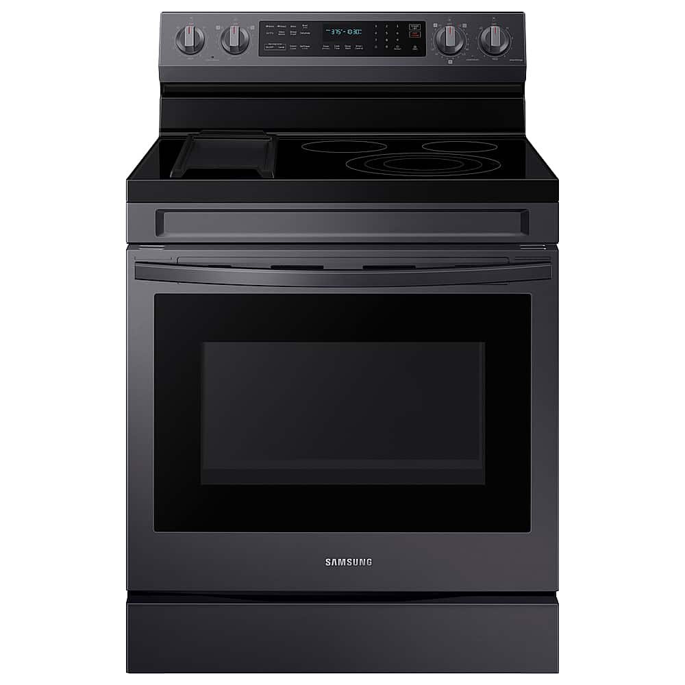 Samsung 6.3 cu. ft. Freestanding Electric Convection+ Range WiFi No-Preheat Air Fry Griddle Black from Kings Outlet