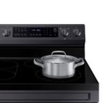 Samsung 6.3 cu. ft. Freestanding Electric Convection+ Range WiFi No-Preheat Air Fry Griddle Black from Kings Outlet