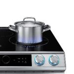 Samsung 6.3 cu. ft. Slide-in Induction Range Smart Dial WiFi Air Fry Stainless Steel from Kings Outlet