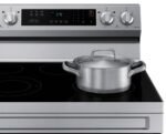 Samsung 6.3 cu. ft. Freestanding Electric Range Rapid Boil WiFi Self Clean Stainless Steel from Kings Outlet