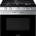Samsung 6.0 cu. ft. Freestanding Gas Range 18K BTU Dual Power Burner Self Clean from Kings Outlet