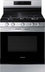 Samsung 6.0 cu. ft. Freestanding Gas Range 18K BTU Dual Power Burner Self Clean from Kings Outlet