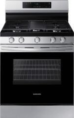 Samsung 6.0 cu. ft. Freestanding Gas Range WiFi Integrated Griddle Stainless Steel from Kings Outlet