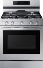 Samsung 6.0 Cu. Ft. Freestanding Gas Convection+ Range WiFi No-Preheat Air Fry Stainless Steel from Kings Outlet
