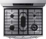 Samsung 6.0 Cu. Ft. Freestanding Gas Convection+ Range WiFi No-Preheat Air Fry Stainless Steel from Kings Outlet