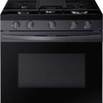 Samsung 6.0 cu. ft. Freestanding Gas Range No-Preheat Air Fry Convection Black Stainless Steel from Kings Outlet