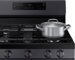 Samsung 6.0 cu. ft. Freestanding Gas Range No-Preheat Air Fry Convection Black Stainless Steel from Kings Outlet