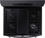 Samsung 6.0 cu. ft. Freestanding Gas Range No-Preheat Air Fry Convection Black Stainless Steel from Kings Outlet