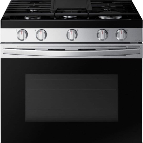 Samsung 6.0 cu. ft. Freestanding Gas Range No-Preheat Air Fry Convection Stainless Steel from Kings Outlet