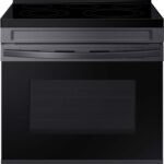 Samsung 6.3 cu. ft. Freestanding Electric Range WiFi No-Preheat Air Fry Convection Black Stainless from Kings Outlet