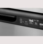 GE 24" Front Control Built-In Plastic Tub Dishwasher Steam + Sanitization 55 dBA Stainless from Kings Outlet