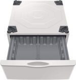 Samsung Washer/Dryer Laundry Pedestal Storage Drawer Ivory from Kings Outlet