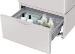 Samsung Washer/Dryer Laundry Pedestal Storage Drawer Ivory from Kings Outlet