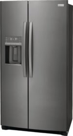 Frigidaire Gallery 22.3 Cu. Ft. Side-by-Side Counter-Depth Refrigerator Black Stainless Steel from Kings Outlet