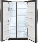 Frigidaire Gallery 22.3 Cu. Ft. Side-by-Side Counter-Depth Refrigerator Black Stainless Steel from Kings Outlet