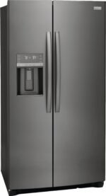 Frigidaire Gallery 22.3 Cu. Ft. Side-by-Side Counter-Depth Refrigerator Black Stainless Steel from Kings Outlet
