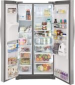 Frigidaire Gallery 22.3 Cu. Ft. Side-by-Side Counter-Depth Refrigerator Smudge Proof Stainless Steel from Kings Outlet