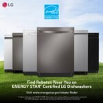 LG 24" Front Control Built-In Stainless Steel Tub Dishwasher QuadWash 50 dba Stainless Steel from Kings Outlet